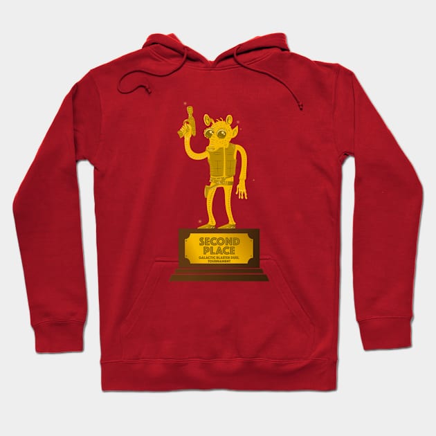 2nd Place Blaster Duel Trophy Hoodie by calbers